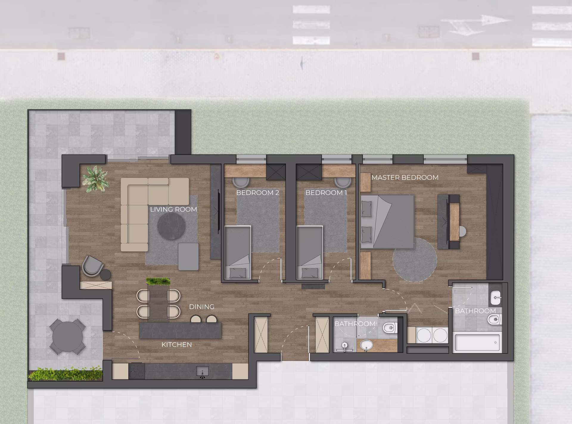 شقة عصرية - 2