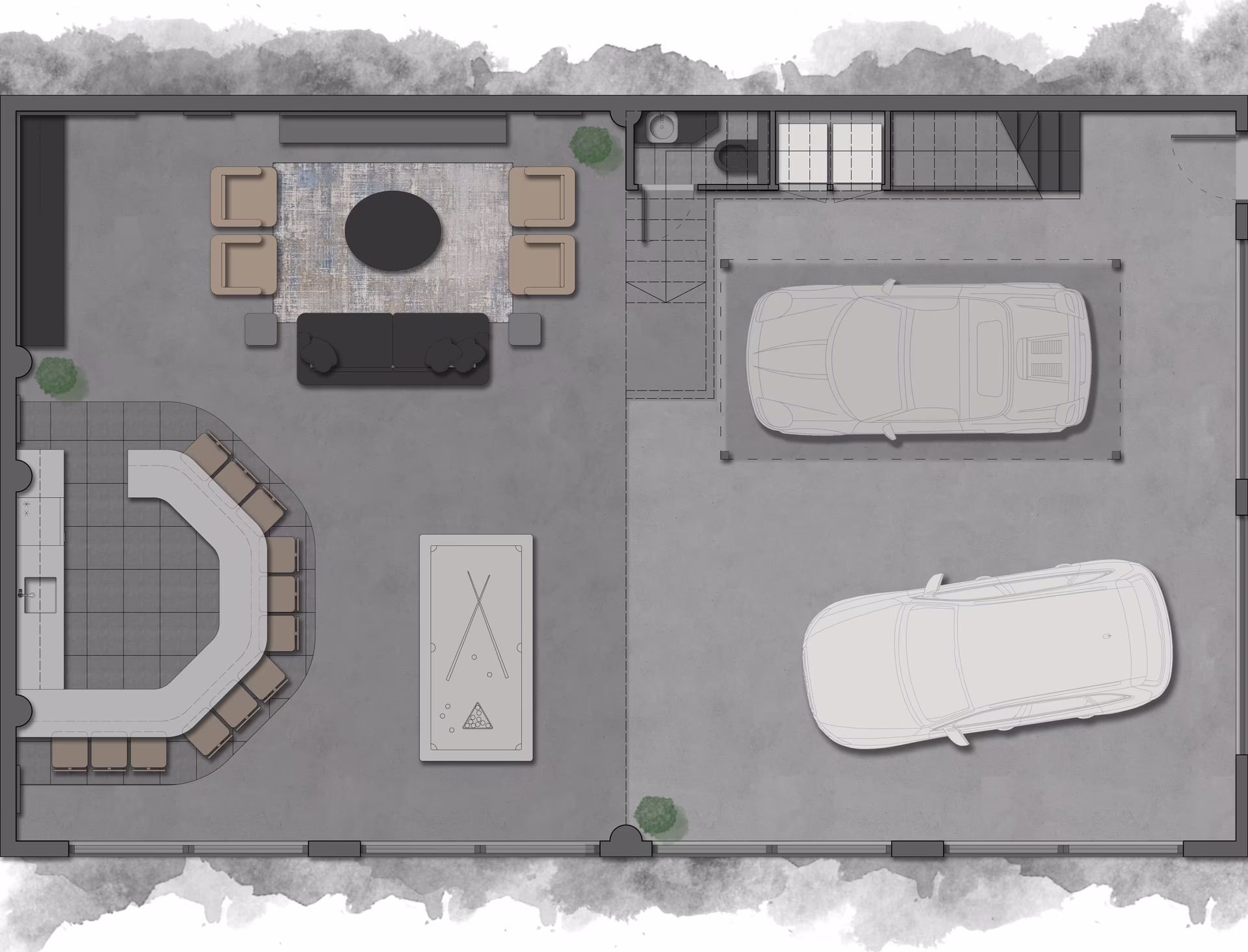 Zeitgenössische Garage - 3