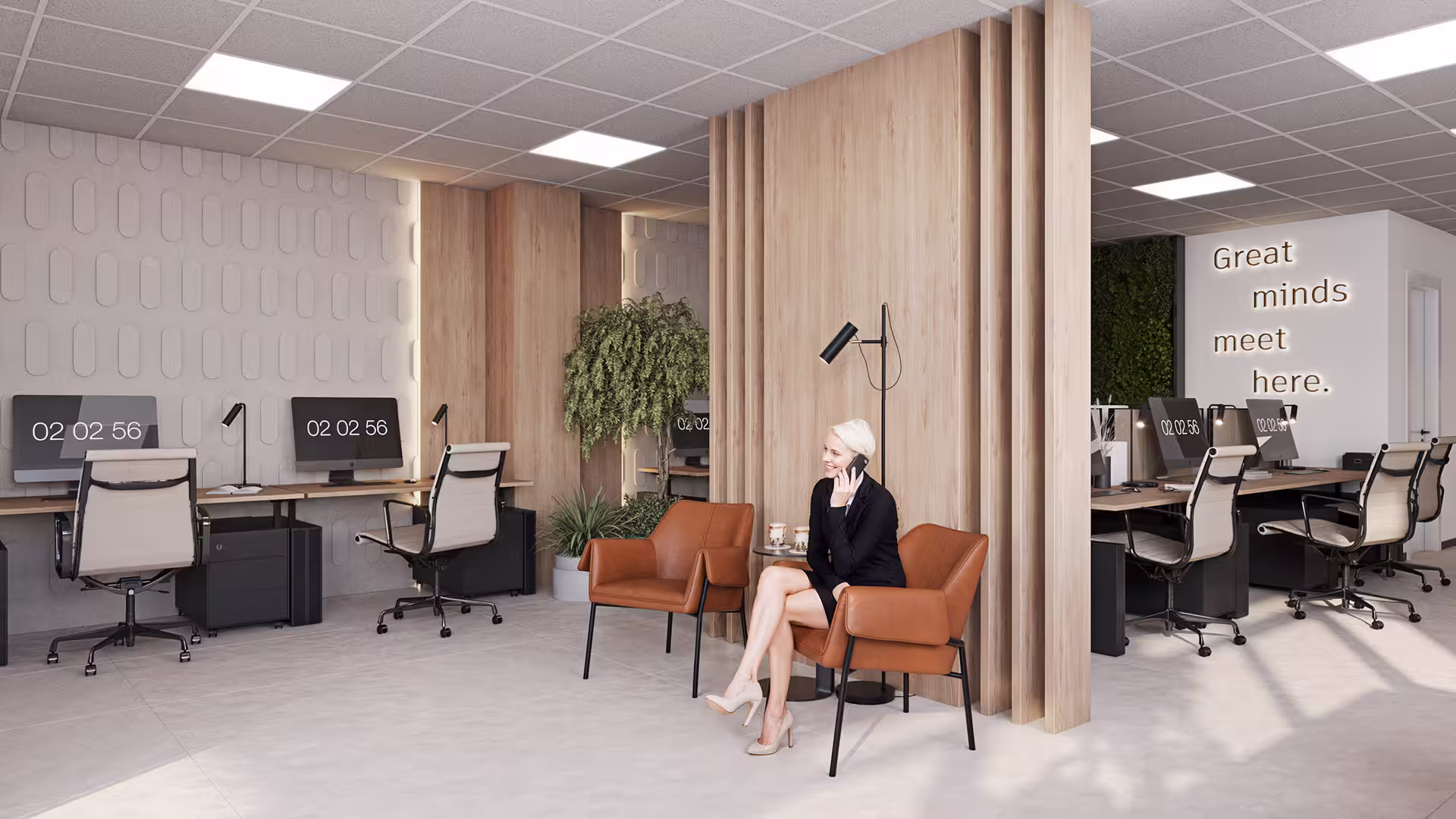 Office Building Entrance